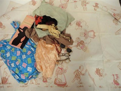 Lot 1076 - Assorted Circa 1950's and Later Corsets, Swimwear and Accessories including gloves, sunglasses;...