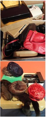 Lot 1080 - A Large Quantity of Assorted Circa 1950's and Later Hats, fur hats, faux fur hats, fabric hats etc
