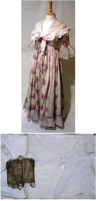 Lot 1096 - Assorted Children's Night Dresses, Gowns, Day Dresses, adult night dresses; Plated Mesh Purse and a