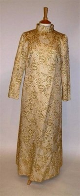 Lot 1101 - Circa 1970's and Later Evening Dresses including a Jean Varon brown and cream patterned full length