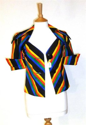 Lot 1106 - Assorted Circa 1970's and Later Costume including Lee Bender Rainbow Striped Shirt with two buttons