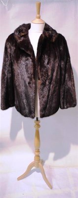 Lot 1122 - Brown Mink Short Jacket