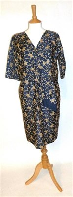 Lot 1130 - Circa 1950's and Later Dresses including a Samuels Manchester brown jersey cocktail dress, with...