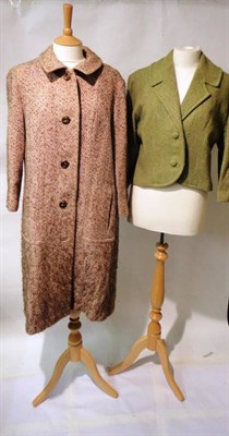 Lot 1135 - A Quantity of Assorted Circa 1940's and Later Day Dresses, Suits, Coats and Separates (on rail)