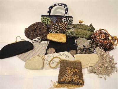 Lot 1193 - Assorted Modern Bead and Sequin Evening Bags and Purses (14)