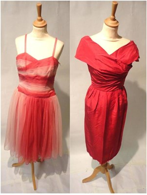 Lot 1122 - Assorted 1920's and Later Costume including a cream silk drop waist dress; California dark and pale