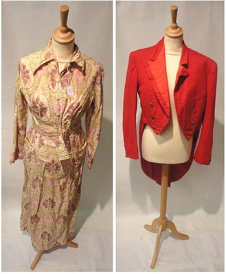 Lot 1127 - Assorted Modern Costume and Accessories including MFH Evening Tail Coat, Naval Jacket, Mess Jacket