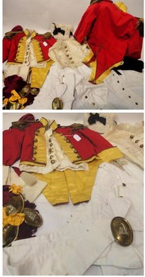 Lot 1185 - Two Late 19th Century Child Sized Uniforms of the 6th Regiment of Foot Royal Warwickshire...