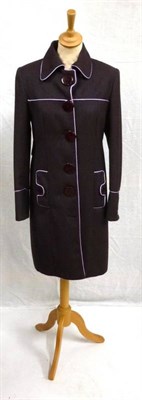 Lot 1092 - Modern Costume including Mortellini Italy Cashmere Coat with jewelled buttons and over stitch...