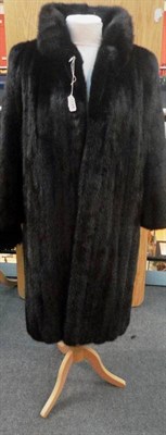 Lot 1134 - Dark Mink Coat and a Mitzi Lorenz Mink Hat (2)