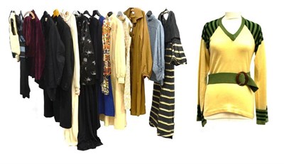 Lot 1119 - Quantity of Assorted Circa 1970's and Later Costume including a 1920's Meridian blue and black...