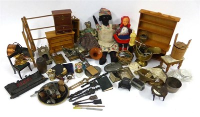 Lot 2007 - Collection of Assorted Mainly 20th Century Dolls House Furniture and Accessories, including...