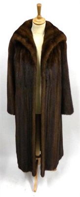 Lot 2113 - Brown Three Quarter Length Mink Coat