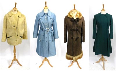 Lot 2135 - Assorted Costume and Accessories including RAF great coat and two uniforms, sheepskin full...