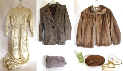 Lot 2149 - Circa 1950's and Later Costume including Ross Furriers Ltd light brown mink jacket; circa...