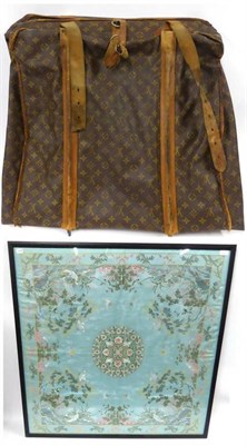 Lot 2205 - Louis Vuitton Suit Carrier in monogrammed canvas with leather straps and mounts; Japanese...