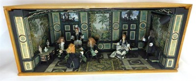 Lot 57 - Mid 20th Century Diorama From the Dawnay Collection...depicting an 19th century drawing room...