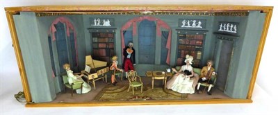 Lot 58 - Mid 20th Century Diorama From the Dawnay Collection...depicting a 19th century music room setting