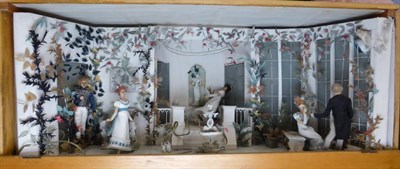 Lot 2102 - Mid 20th Century Diorama From the Dawnay Collection depicting early 19th Century courting...