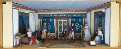 Lot 2105 - Mid 20th Century Diorama From the Dawnay Collection depicting early 19th century figures in a music