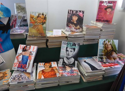 Lot 2113 - Large Quantity of Harpers & Queen and Vogue Magazines, dating from the late 1970's and 1980's...