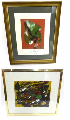 Lot 2144 - Alberto Margheriti (20th/21st century) Italian Abstract Signed, mixed media on board together...