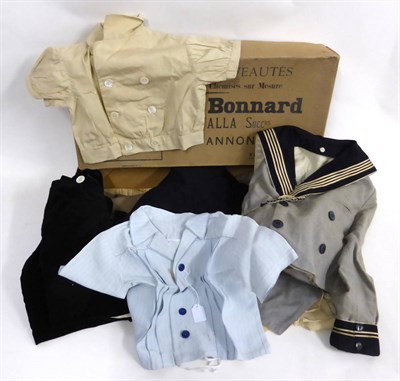 Lot 2052 - Early 20th Century Child's Costume including a Wool Sailor Suit comprising grey wool jacket...