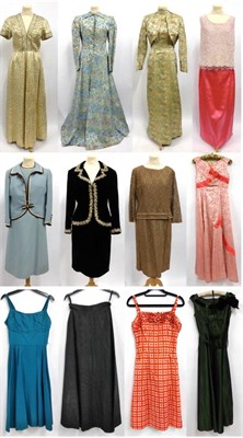 Lot 2080 - Assorted Circa 1960's and Later Evening and Other Costume including a Jean Allen red gingham...