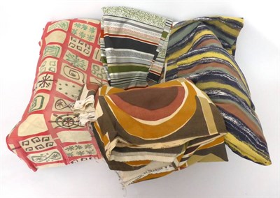 Lot 2011 - Assorted Circa 1950s and Later Printed Fabric including two lengths of Heals Penumbra by...