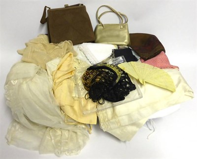 Lot 2050 - Assorted Mainly Early 20th Century and Later Costume and Accessories including silk lingerie...
