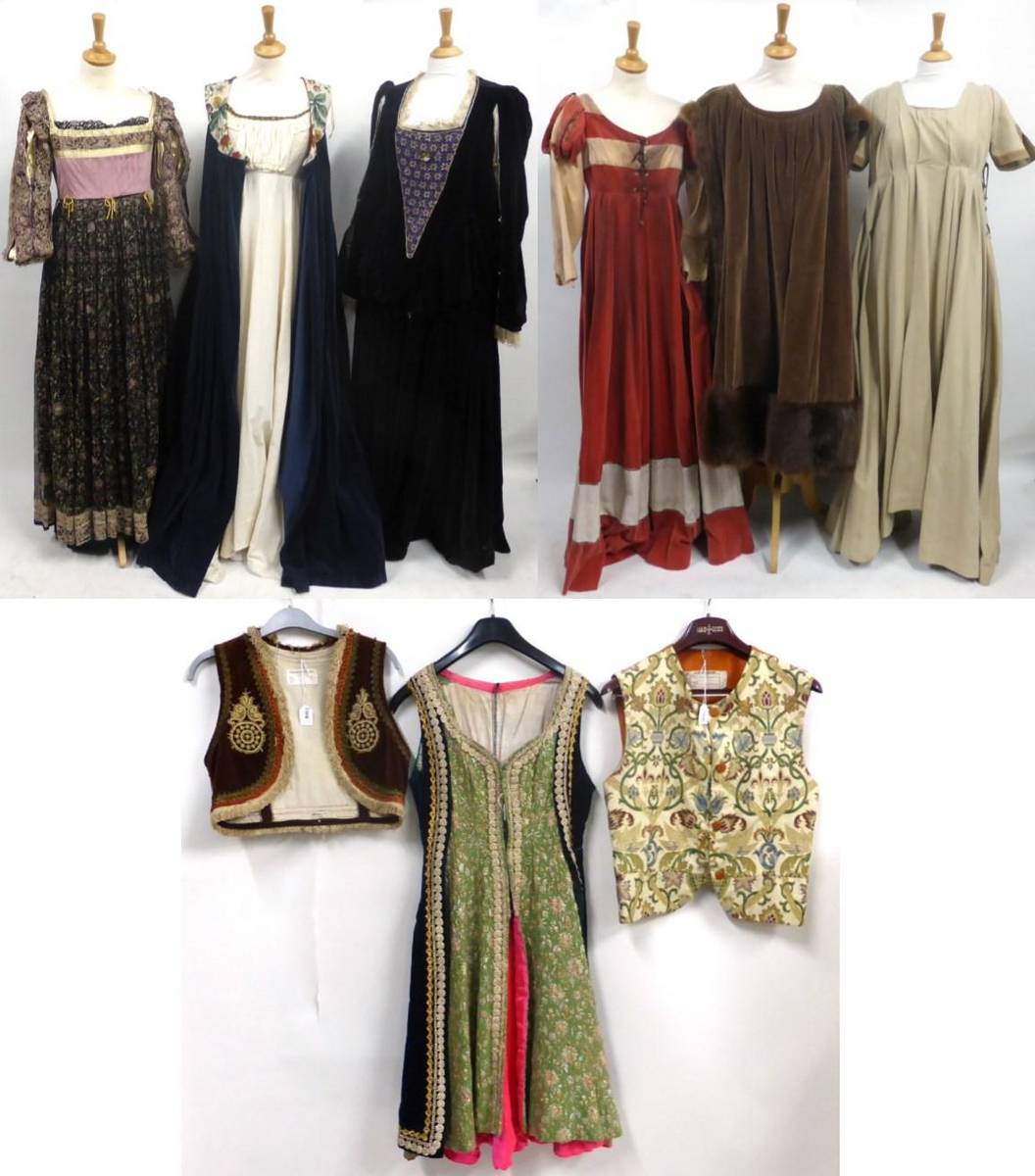 Lot 2061 - * Assorted Tudor and Later Theatrical Ladies and Gents Costume, including three Tudor style...