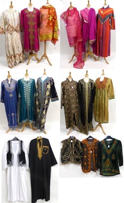 Lot 2074 - * Assorted Eastern Costume and Theatrical Dress including robes, waistcoats, Indian saris etc (24)