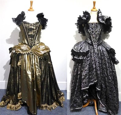 Lot 2081 - * Elizabeth Emanuel 'Gothic' 19th Century Style Lady's Dress, comprising a fitted corset bodice...