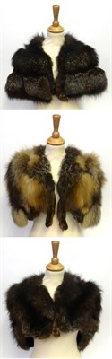 Lot 2109 - Percy Vickery New Bond Street London Silver Fox Fur Capelet and two others similar (3)