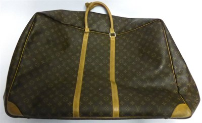 Lot 2189 - Louis Vuitton Sirius 70 Monogrammed Brown Canvas Case, with light tan mounts and trims, two...