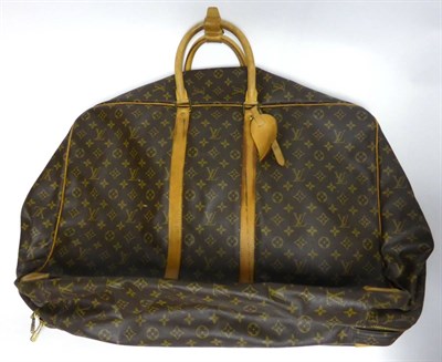 Lot 2191 - Louis Vuitton Sirius 60 Monogrammed Brown Canvas Case, with light tan mounts and trims, two...