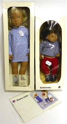 Lot 2000 - Sasha 'No.107 Blonde Gingham' Doll and a Sasha 'No.508 Baby White Bird Brown Hair' Doll, both...