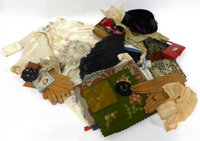 Lot 2035 - Assorted Decorative Costume Accessories, including fabric corsages; 1844 small Unframed...
