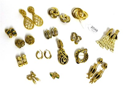 Lot 2048 - Assorted Costume Jewellery, by Grosse, including earrings, brooches etc