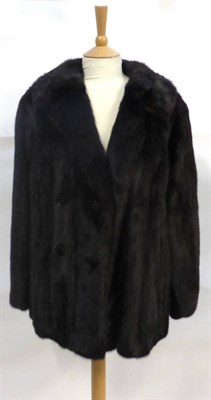 Lot 2073 - Dark Mink Double Breasted Jacket