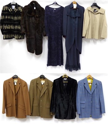 Lot 2114 - Assorted Modern Clothing, including an Aquascutum jacket (size 10) and a camel coloured blazer;...