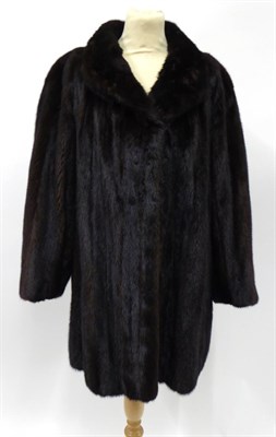 Lot 2126 - A Birger Christensen incorporating Maxwell Croft Dark Mink Long Jacket