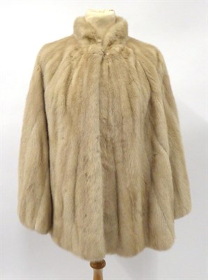 Lot 2155 - Renee Furs Champagne Mink Capelet