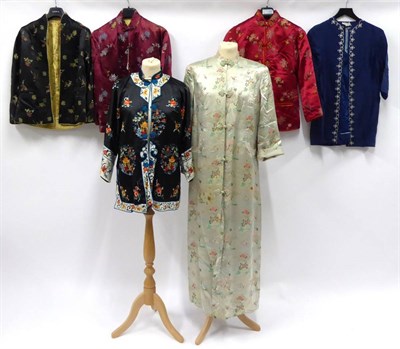 Lot 2160 - Mid 20th Century Chinese Costume, including a black and pale gold reversible jacket, with...