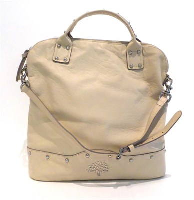 Lot 2278 - Mulberry Holly Shoulder Bag, in soft buffalo winter white leather, with chrome mounts, two...