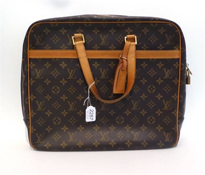 Lot 2287 - Louis Vuitton Pegase Document/Briefcase, in monogrammed leather with tan leather handles and...