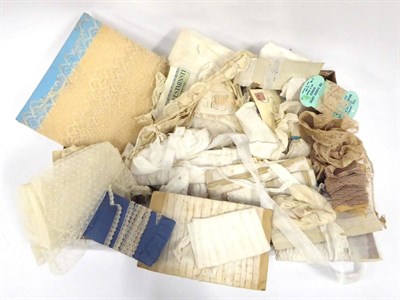 Lot 2043 - A Large Quantity of Assorted Decorative Lace, and broderie anglais trims etc (one box)
