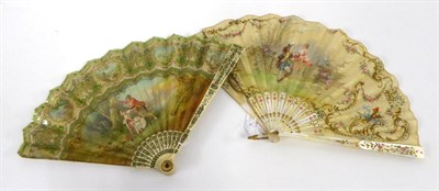 Lot 2059 - Early 20th Century Fan, with carved and pierced decoration to the sticks and guards, hand...