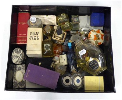Lot 2083 - Assorted Mid 20th Century Glass Scent Bottles and Stoppers, some in original packaging,...