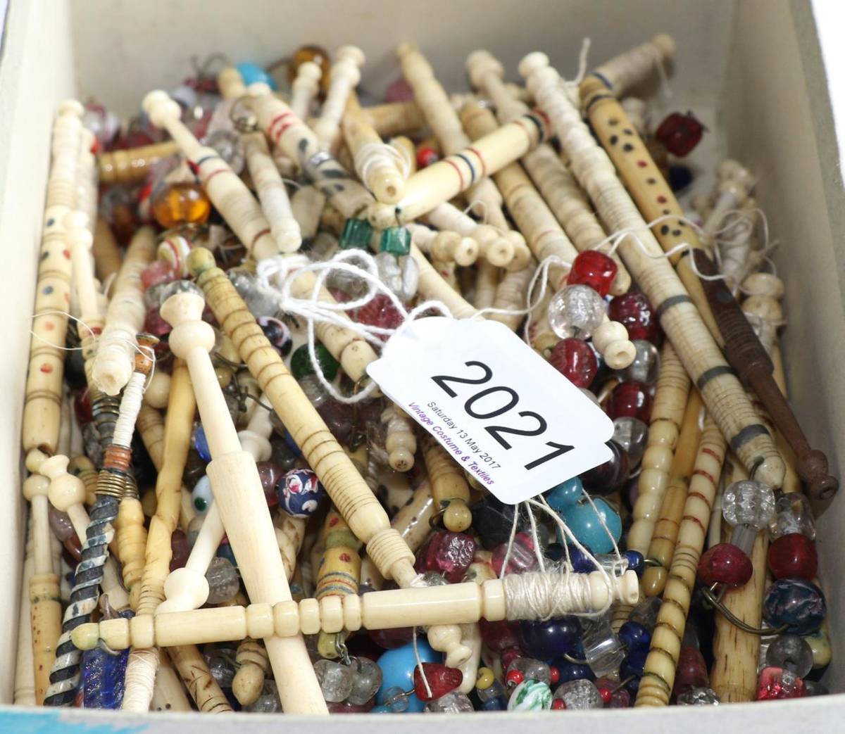Lot 2021 - A Large Quantity of Mainly 19th Century Bone Lace Bobbins, including named examples, others...